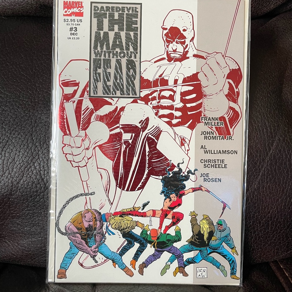 Daredevil The Man Without Fear No. 3 Dec Marvel Comic Book